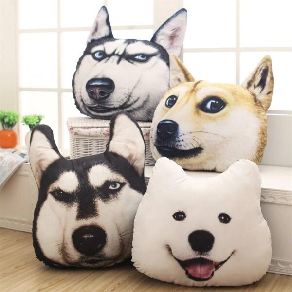 Decorative Husky Pillow